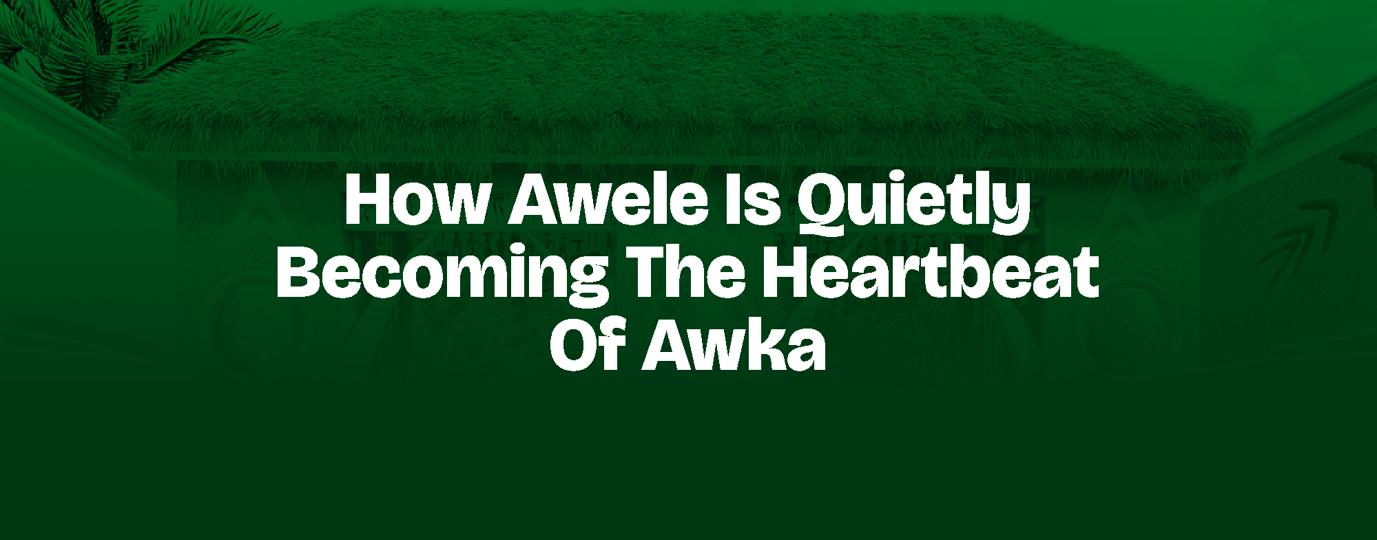 You are currently viewing How Awele Is Quietly Becoming the Heartbeat of Awka