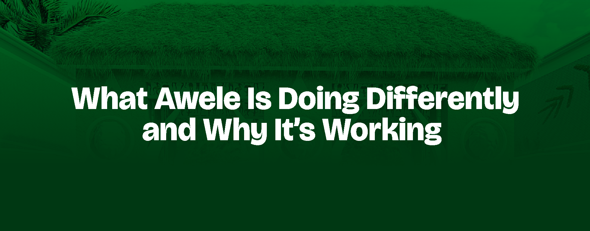 You are currently viewing What Awele Is Doing Differently — and Why It’s Working
