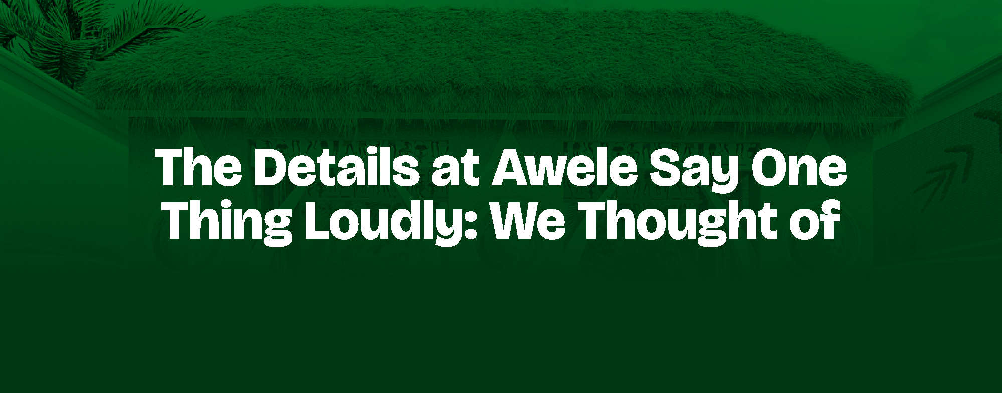 You are currently viewing The Details at Awele Say One Thing Loudly: We Thought of You