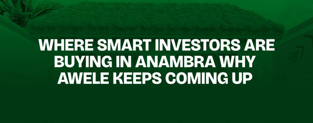 Where Smart Investors Are Buying in Anambra — Why Awele Keeps Coming Up