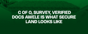 Read more about the article  C of O, Survey, Verified Docs — Awele Is What Secure Land Looks Like