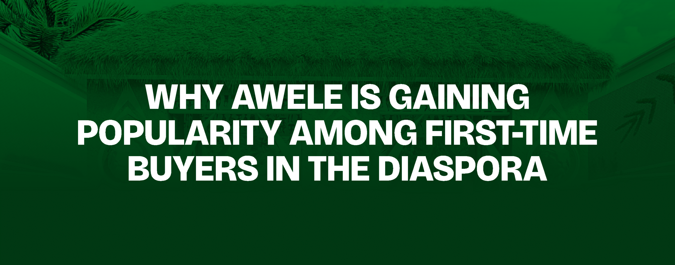 You are currently viewing Why Awele Is Gaining Popularity Among First-Time Buyers in the Diaspora