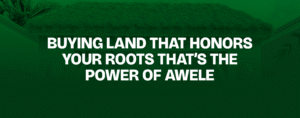 Read more about the article Buying Land That Honors Your Roots — That’s the Power of Awele