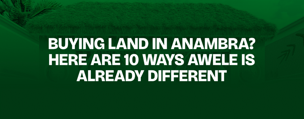 Buying Land in Anambra? Here Are 10 Ways Awele Is Already Different