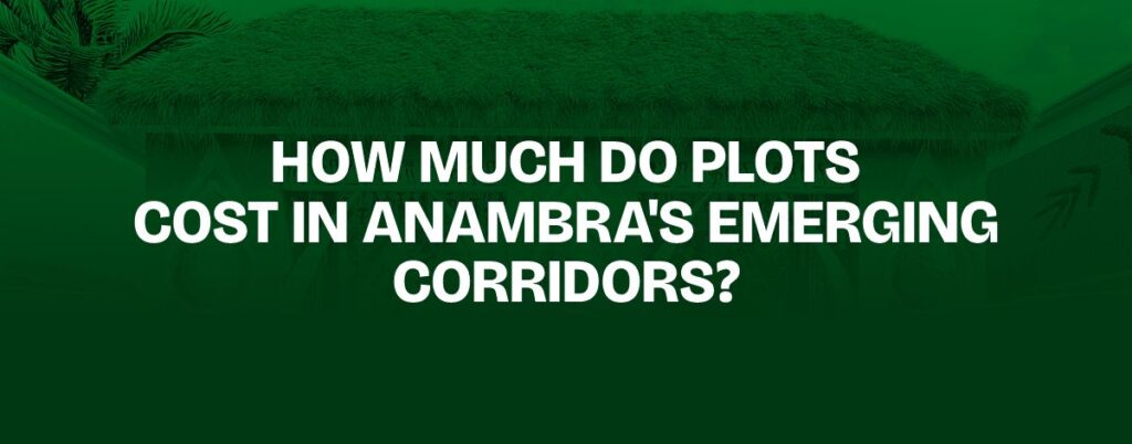 How Much Do Plots Cost in Anambra’s Emerging Corridors?