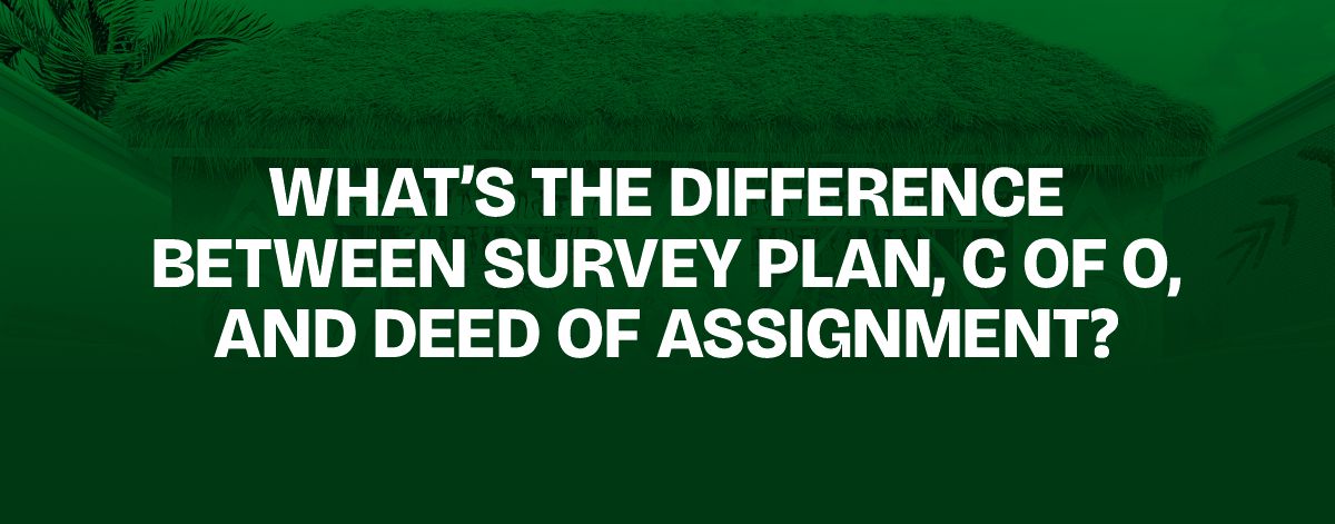 You are currently viewing What’s the Difference Between Survey Plan, C of O, and Deed of Assignment?