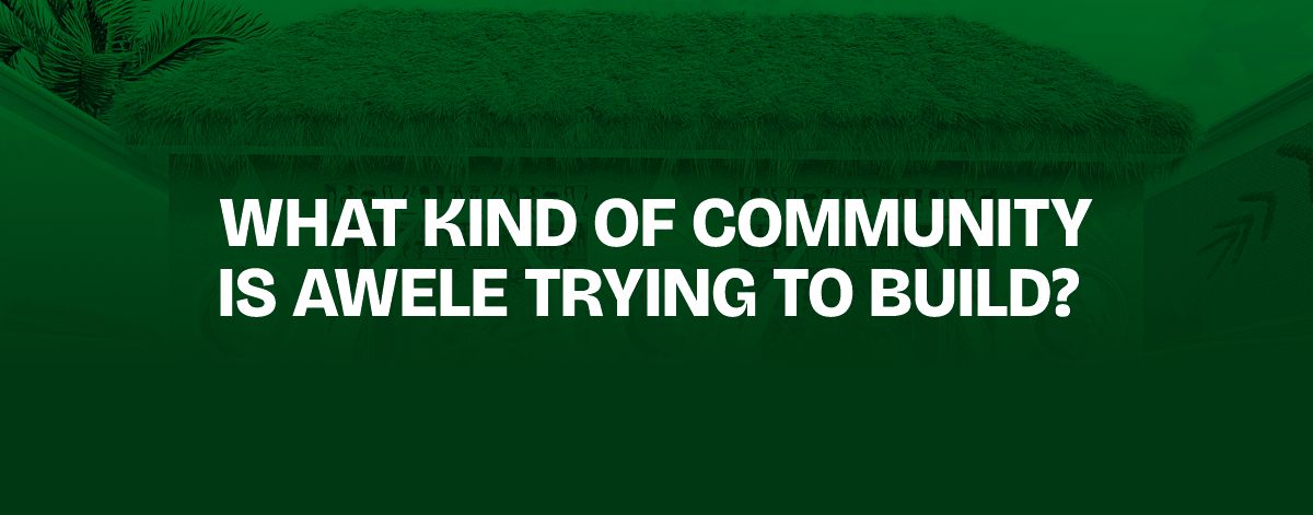 You are currently viewing What Kind of Community Is Awele Trying to Build?